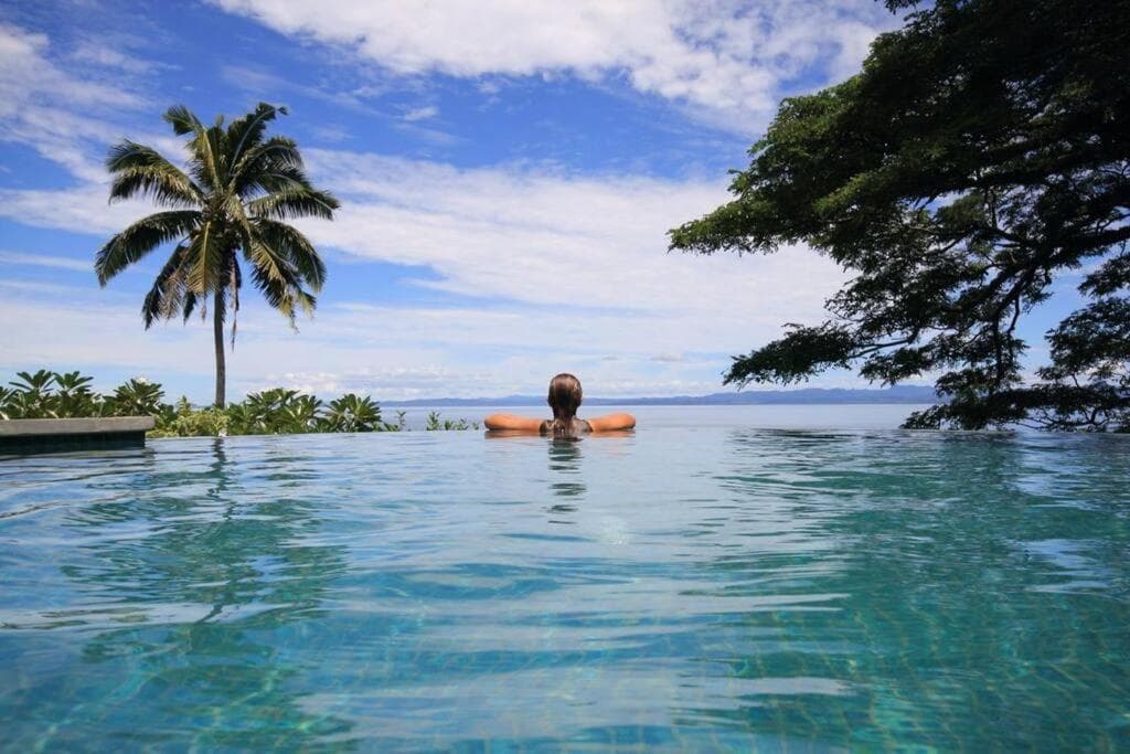 Beachfront Villa - House of Bamboo, Infinity Pool with Starlink property photograph