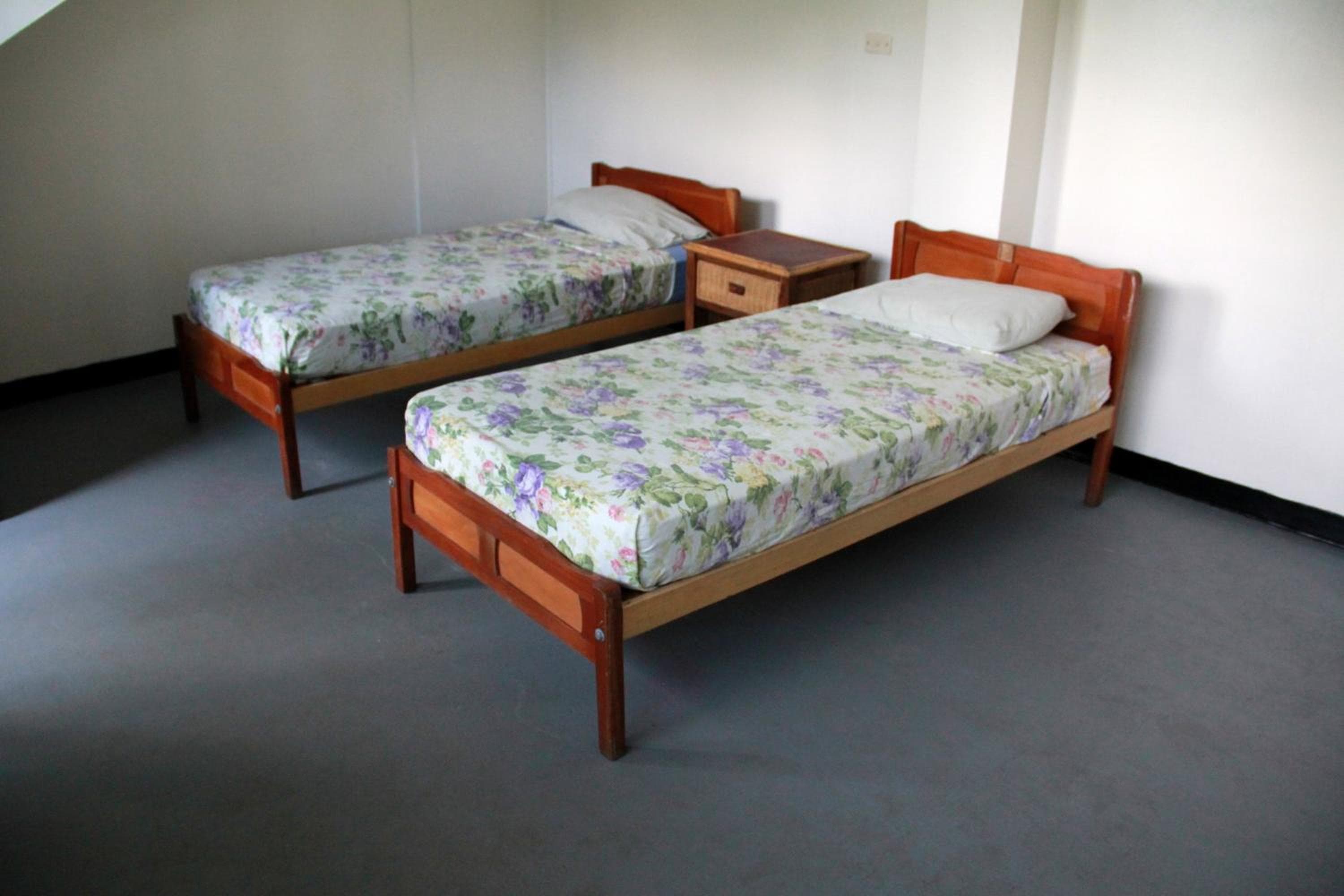 Twin Room with Shared Bathroom at Bamboo Backpackers
