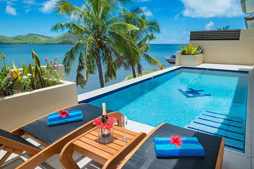 Luxury Ocean Front Villa at Volivoli Beach Resort