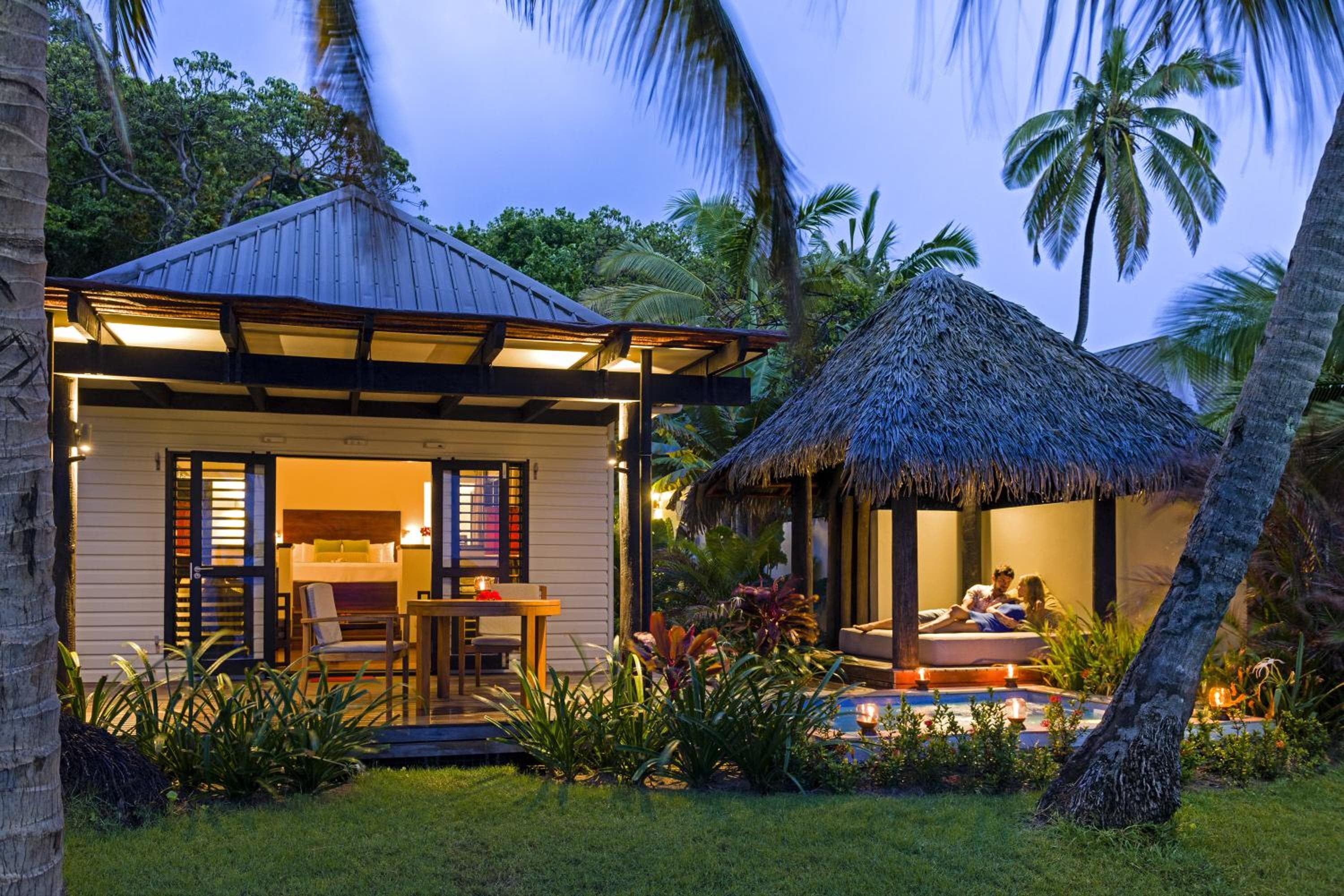 Beach Front Villa at Matamanoa Island Resort