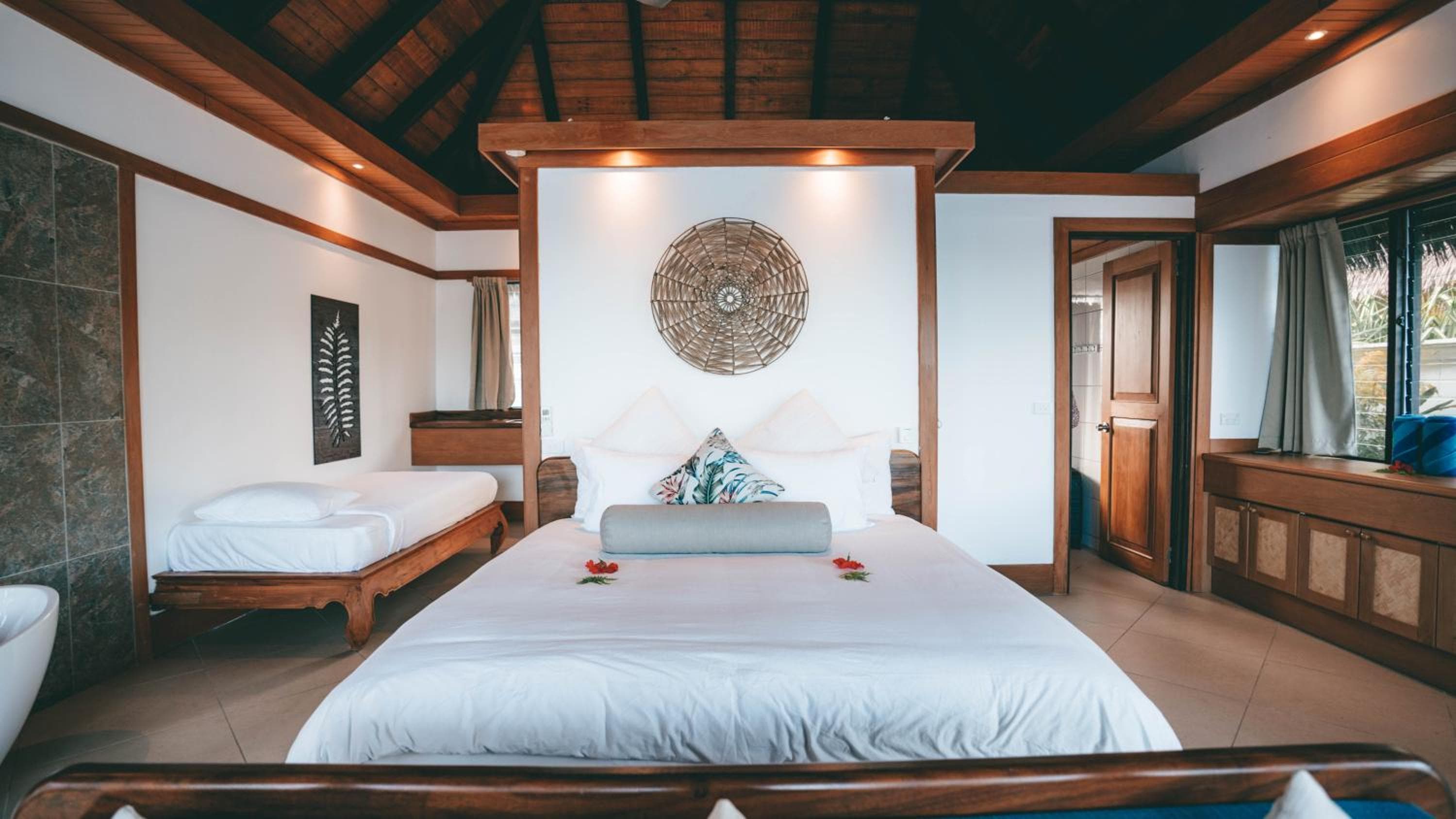 One Bedroom Bungalow Water Front with Private Pool (Adults Only) at Koro Sun Resort & Rainforest Spa
