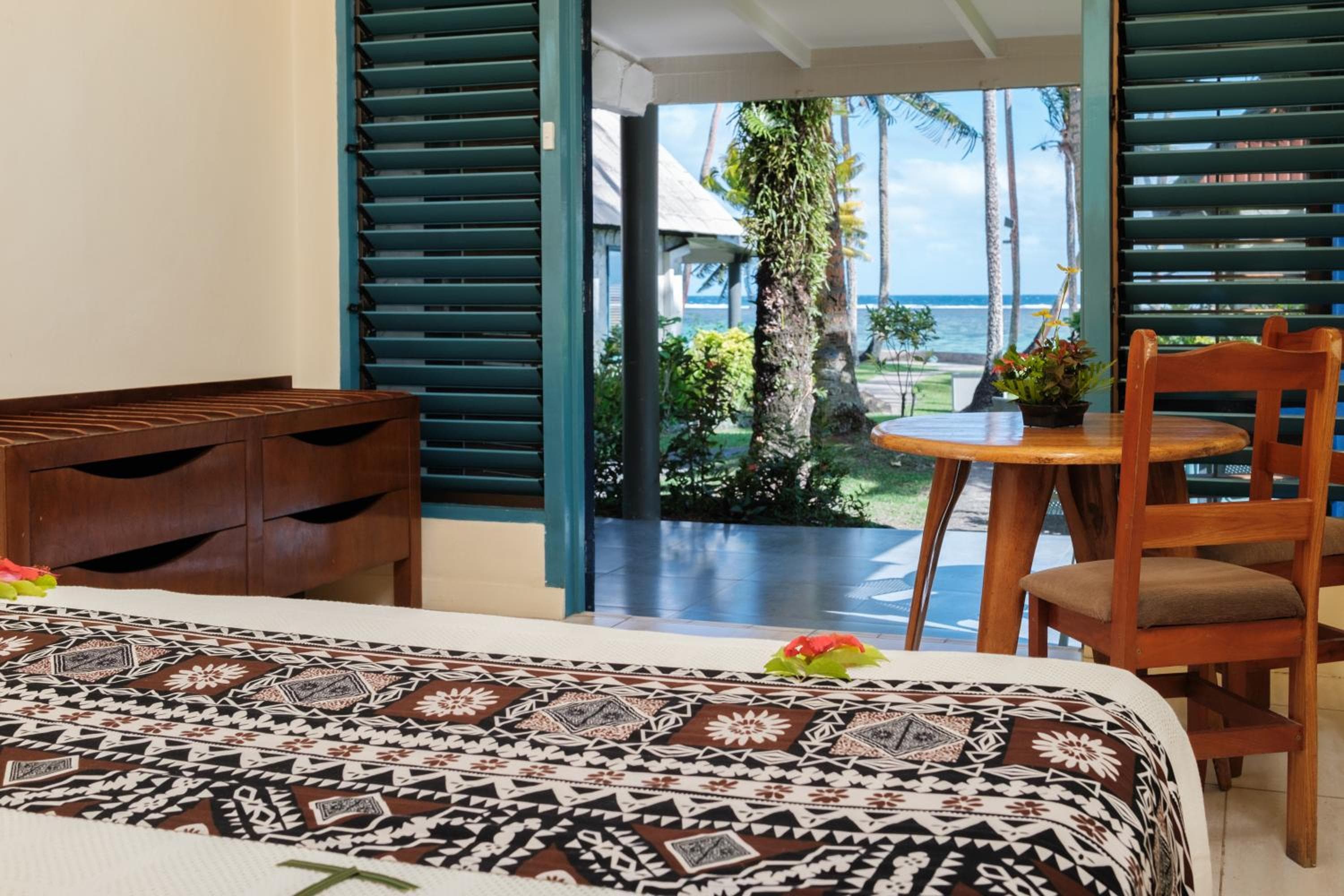 Deluxe Beach Front Bure at Fiji Hideaway Resort & Spa