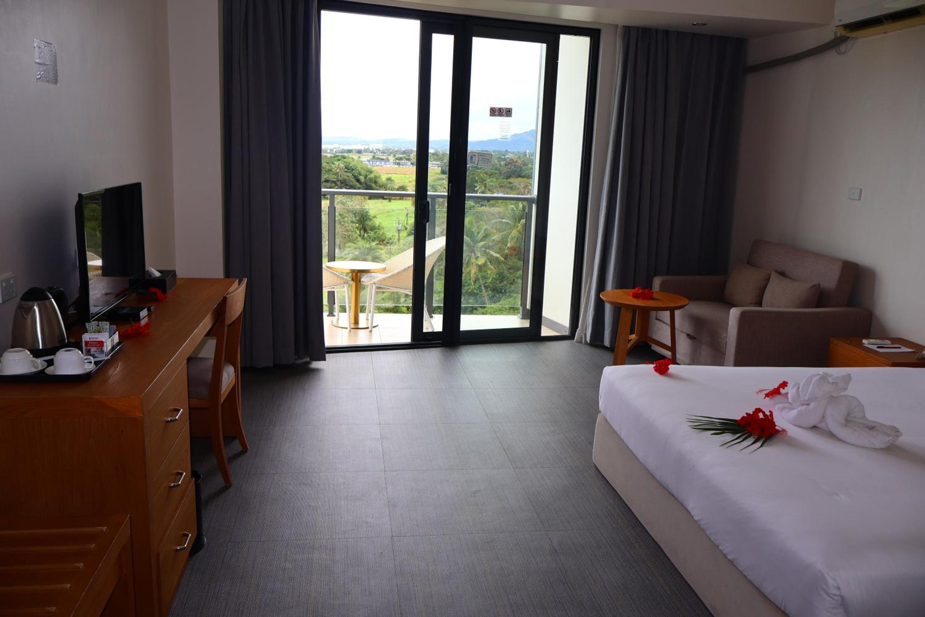 King Room with Bay View at Nalagi Hotel