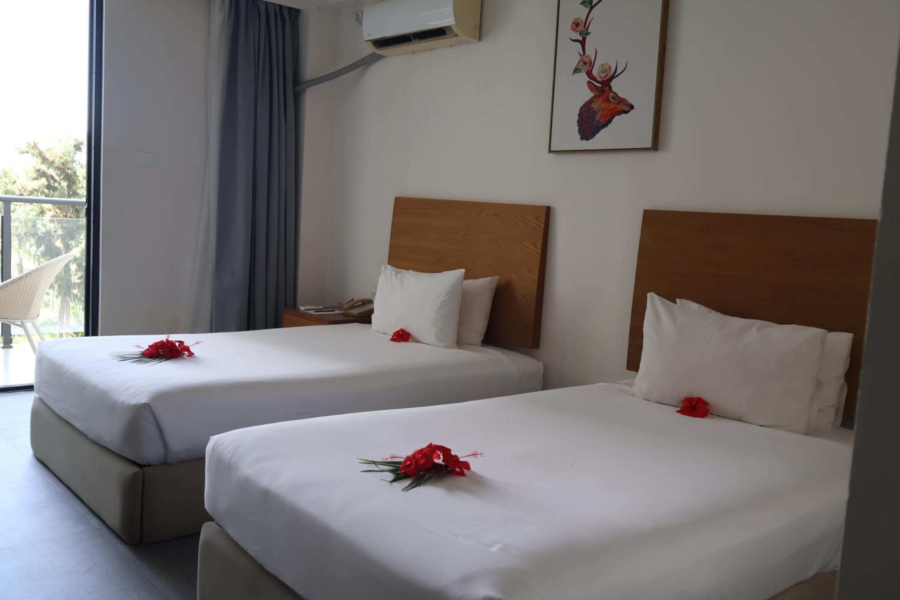 Twin Room with Sunset View at Nalagi Hotel
