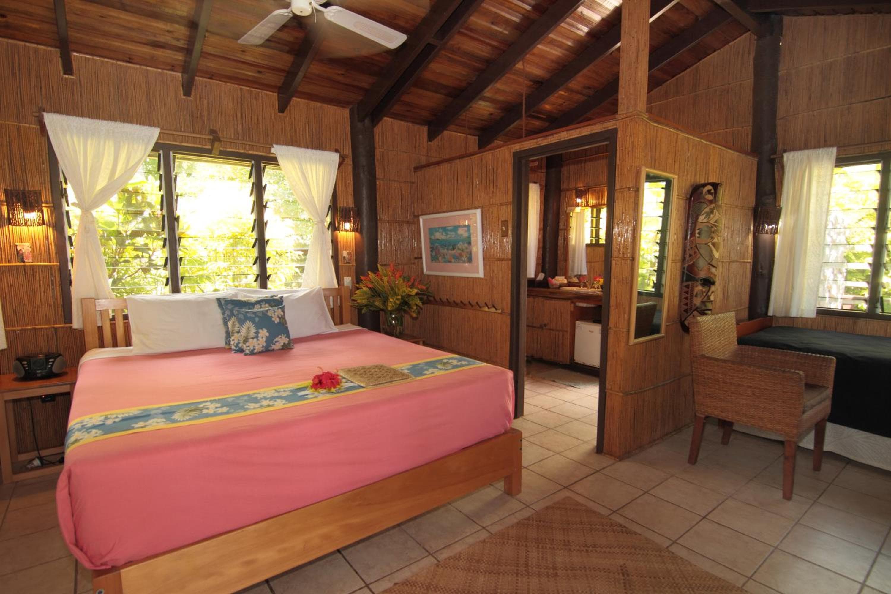 Deluxe Bungalow with Sea View at Coconut Grove Beachfront Resort