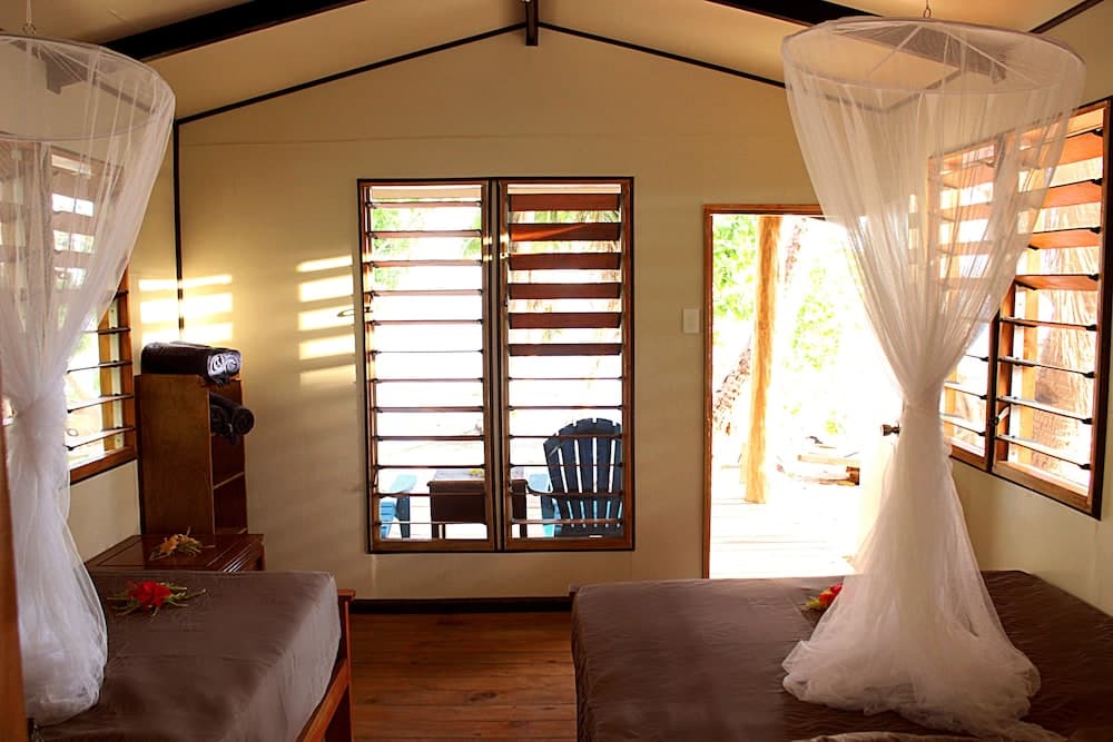 Beachfront Twin Bure at Maqai Beach Eco Resort
