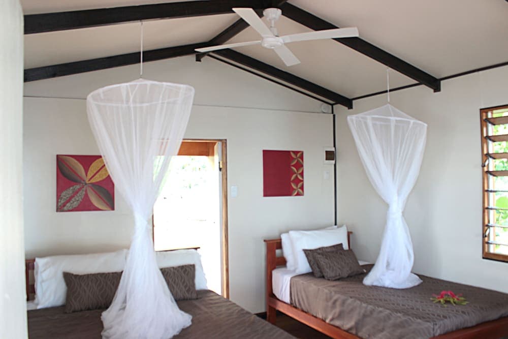 Beachfront Twin Bure at Maqai Beach Eco Resort