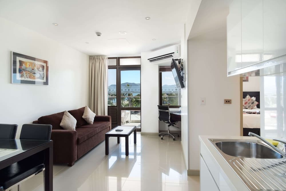1 King Bed, 2 Single Beds, 2-Bedroom Suite, Partial Ocean View, Non-Smoking at Ramada Suites by Wyndham Wailoaloa Beach Fiji
