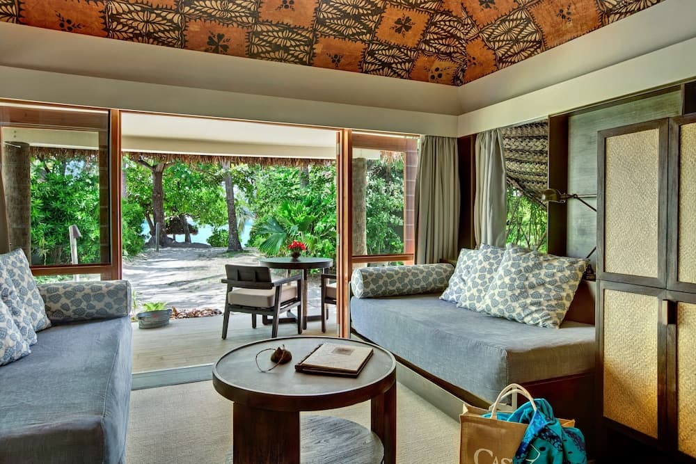 Room, Ocean View (Bure, North Beach) at Castaway Island, Fiji