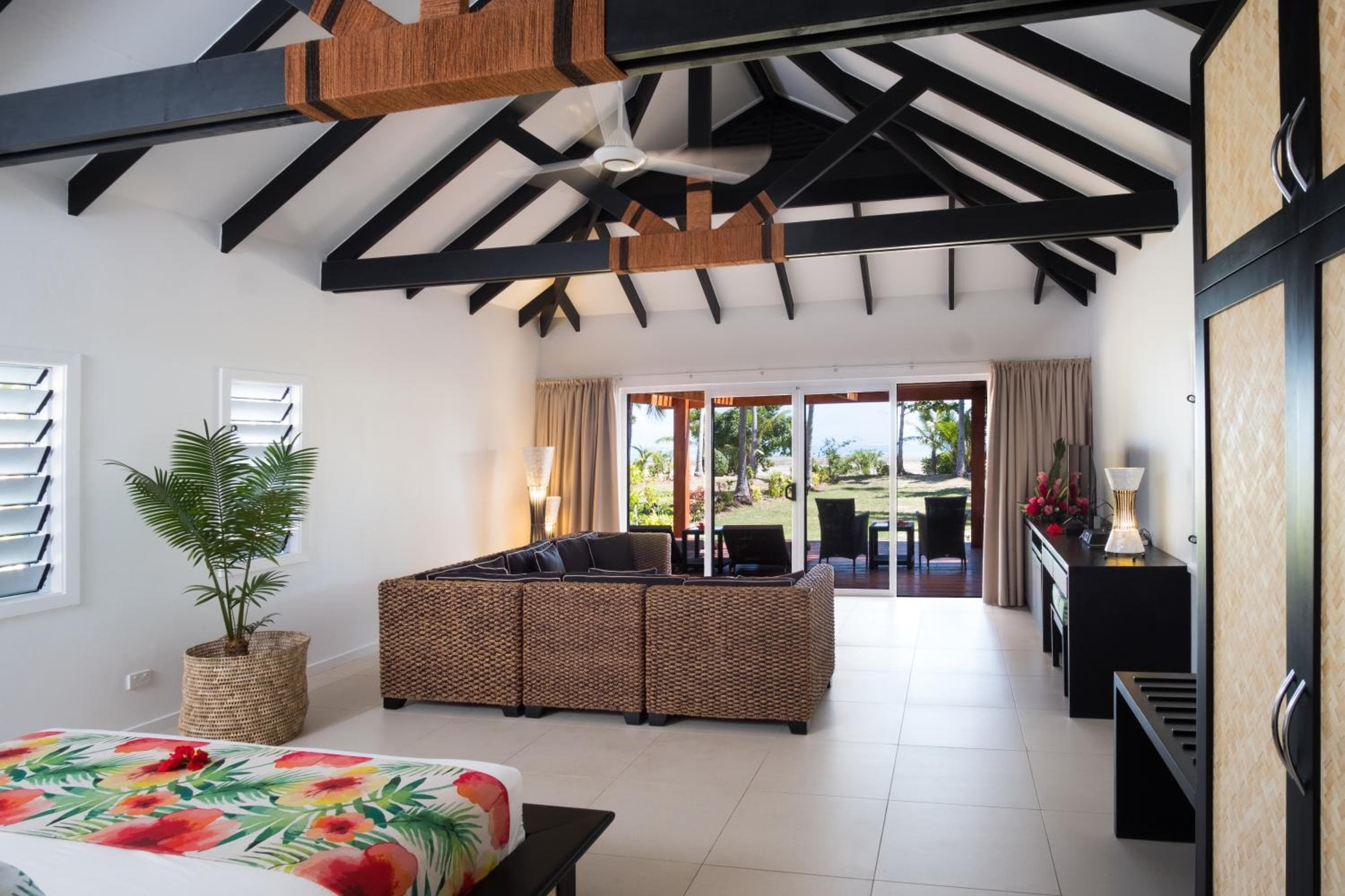 Beach Front Pool Bure at Lomani Island Resort & Spa