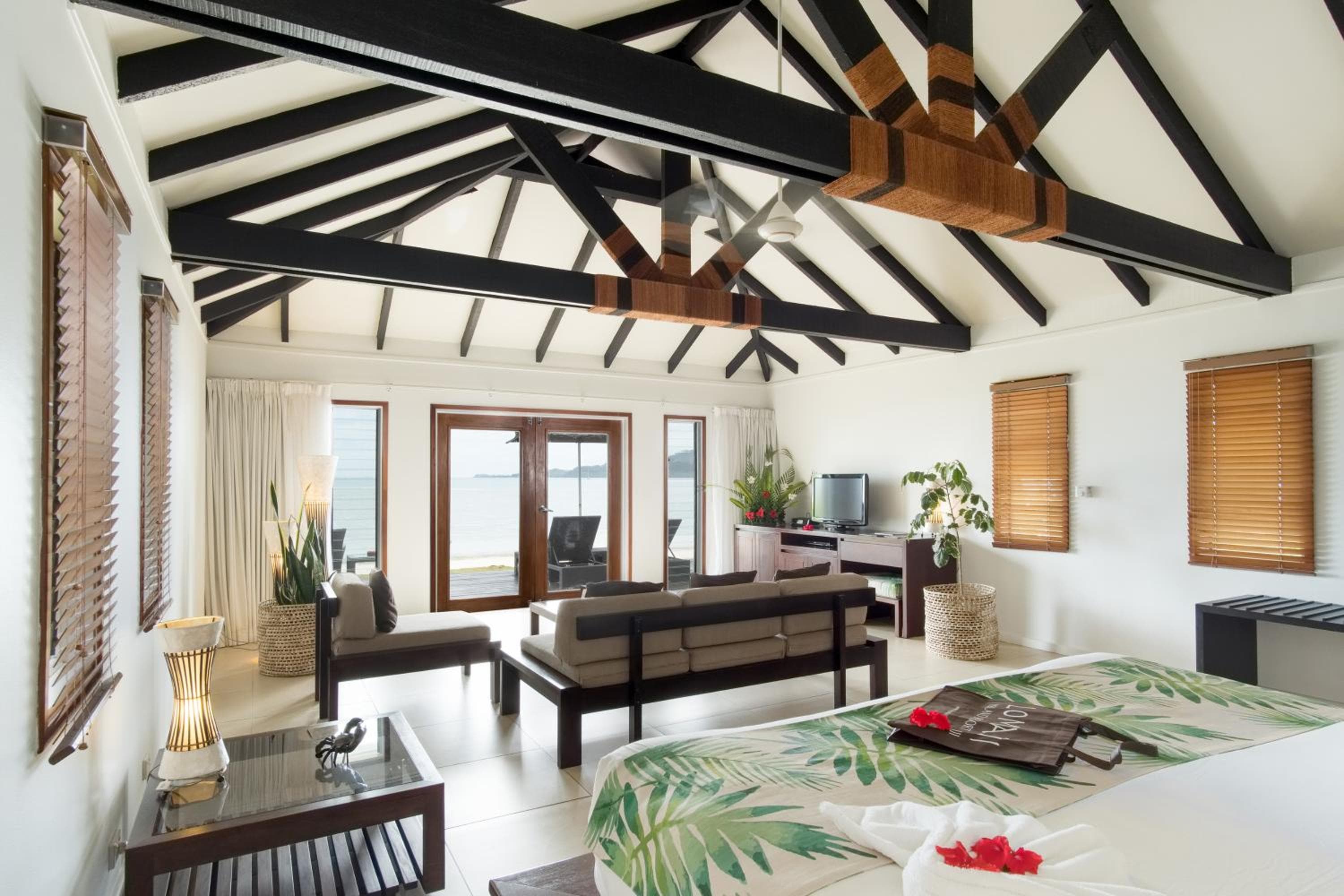 Beach Front Bure at Lomani Island Resort & Spa