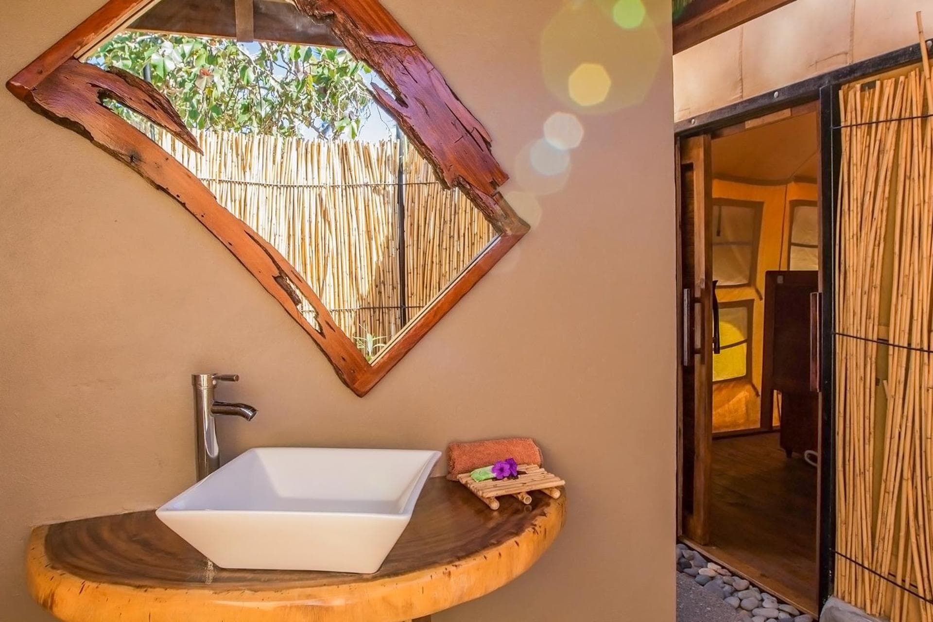 Beachfront Safari Bure at Barefoot Kuata Island Resort