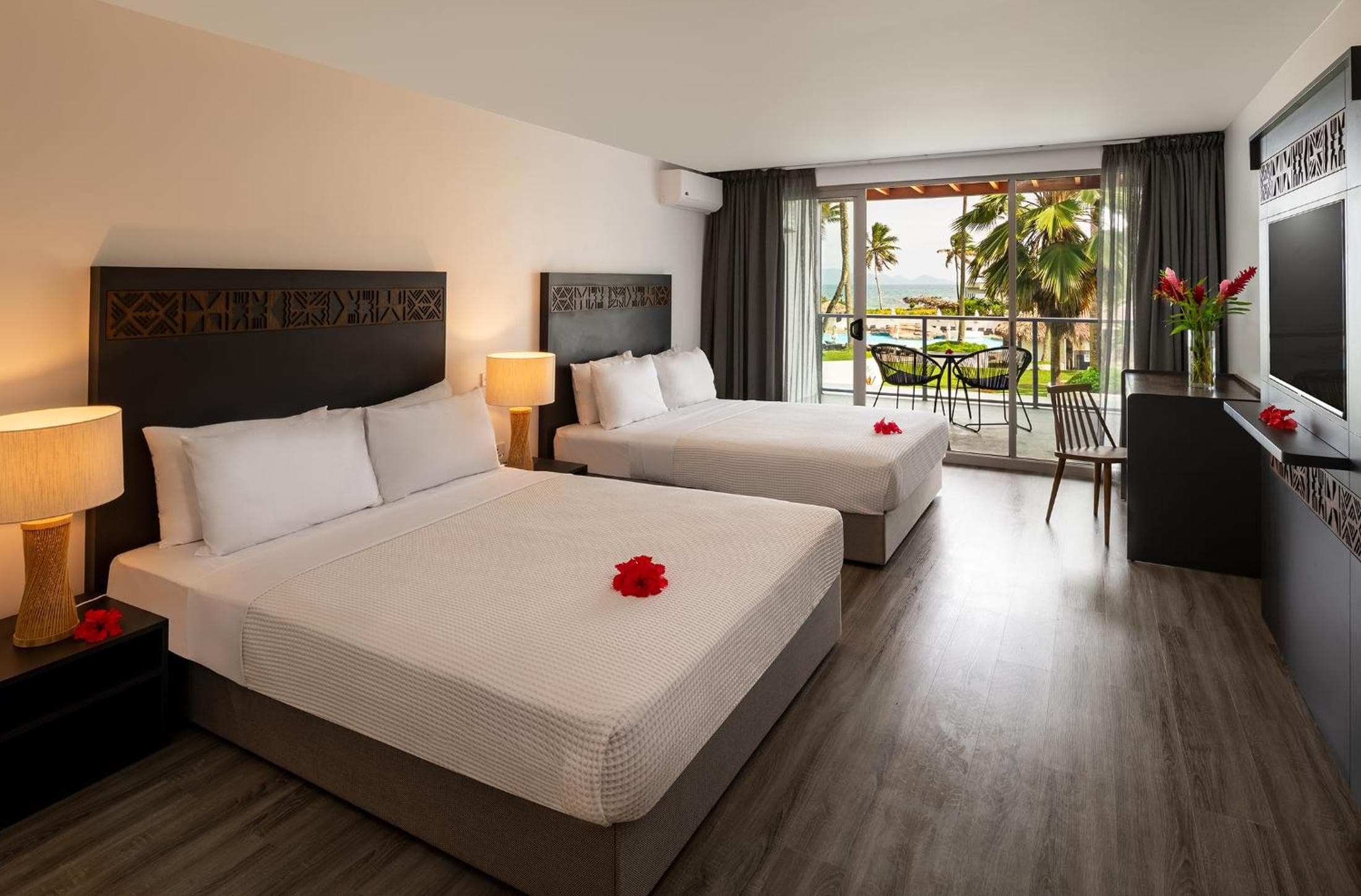 Superior Ocean View Twin Room at The Pearl South Pacific Resort, Spa & Golf Course