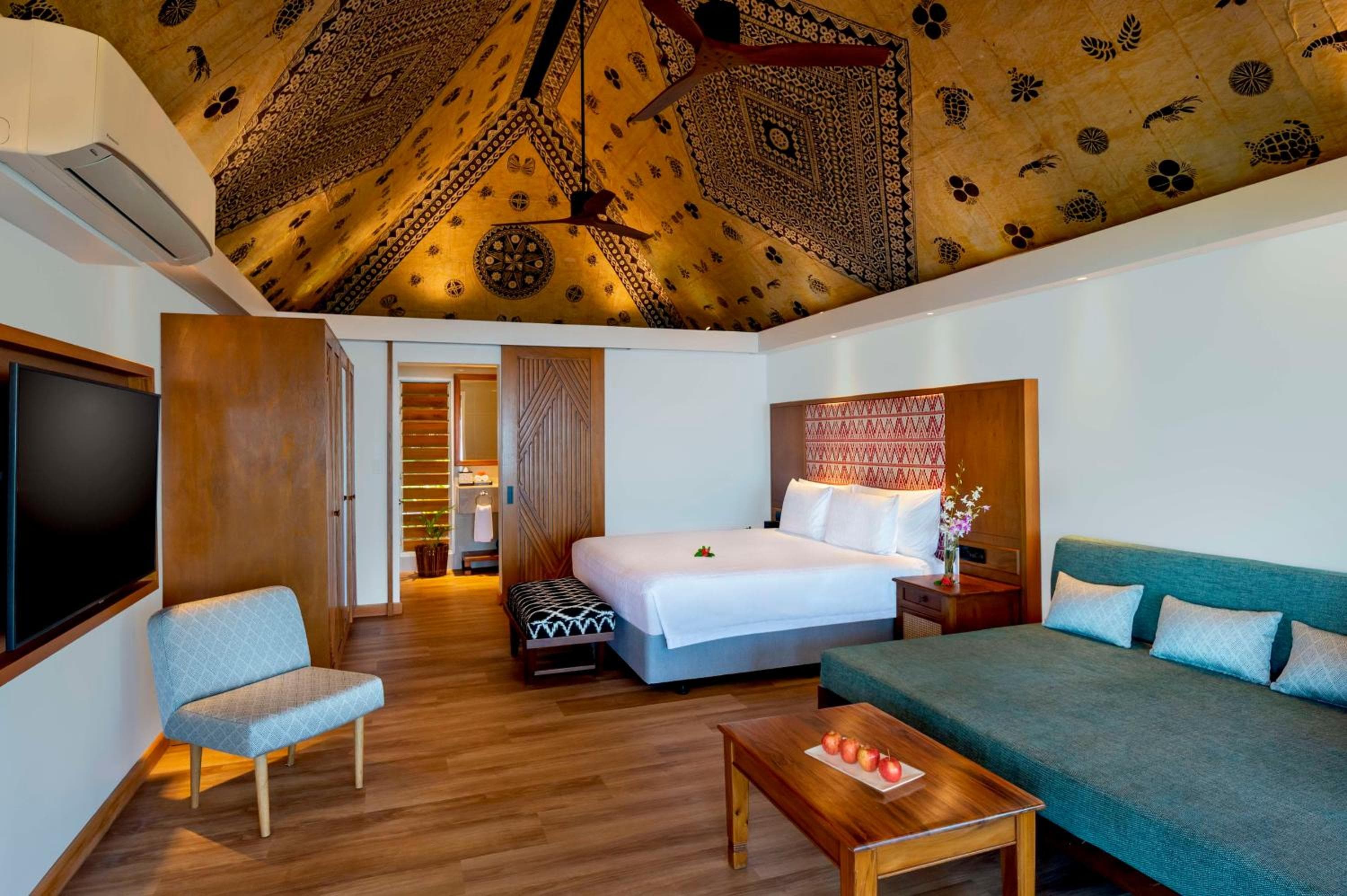 Plantation Bure 1 King Bed at Outrigger Fiji Beach Resort