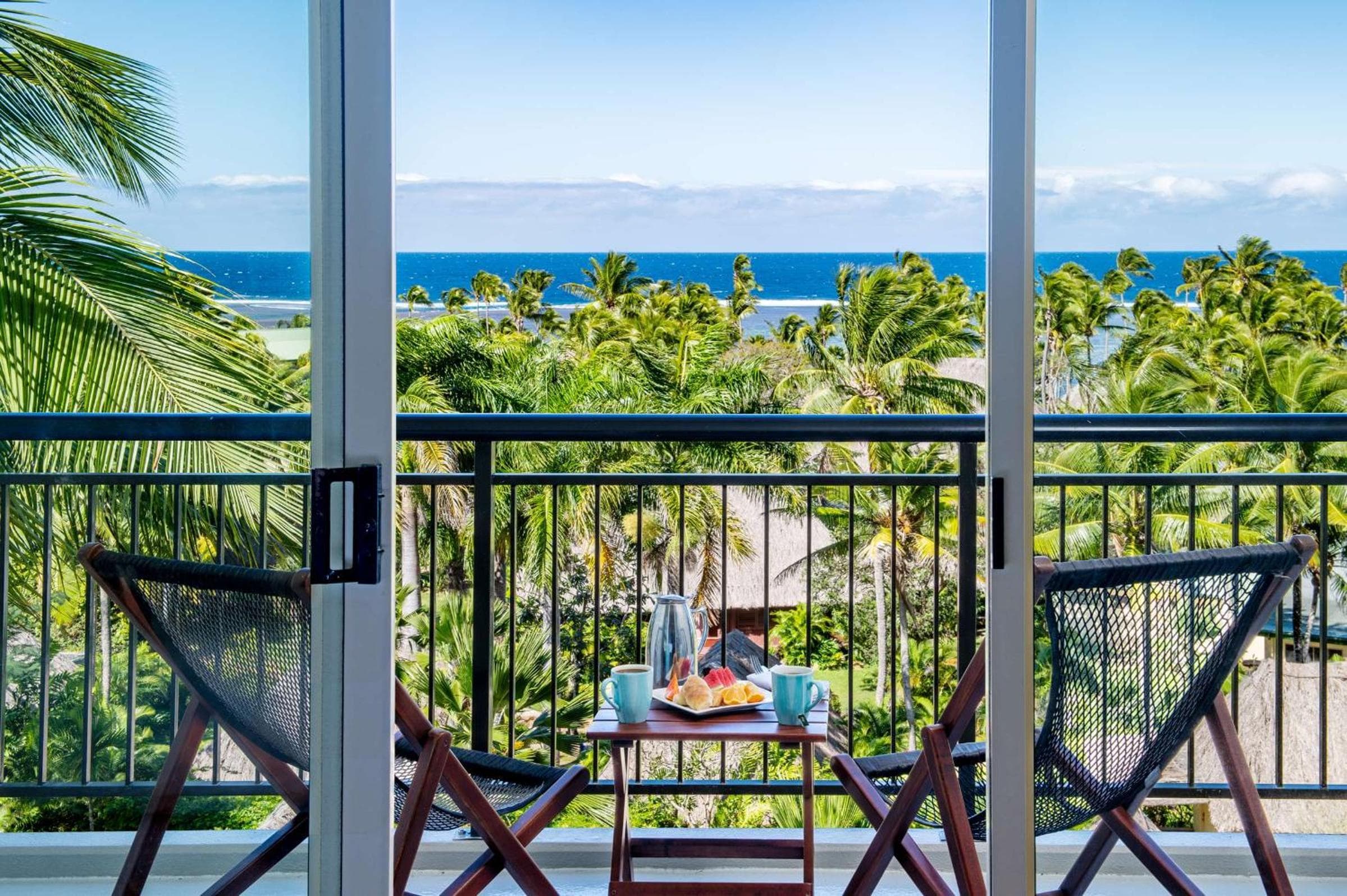 Ocean View 2 Double Beds at Outrigger Fiji Beach Resort