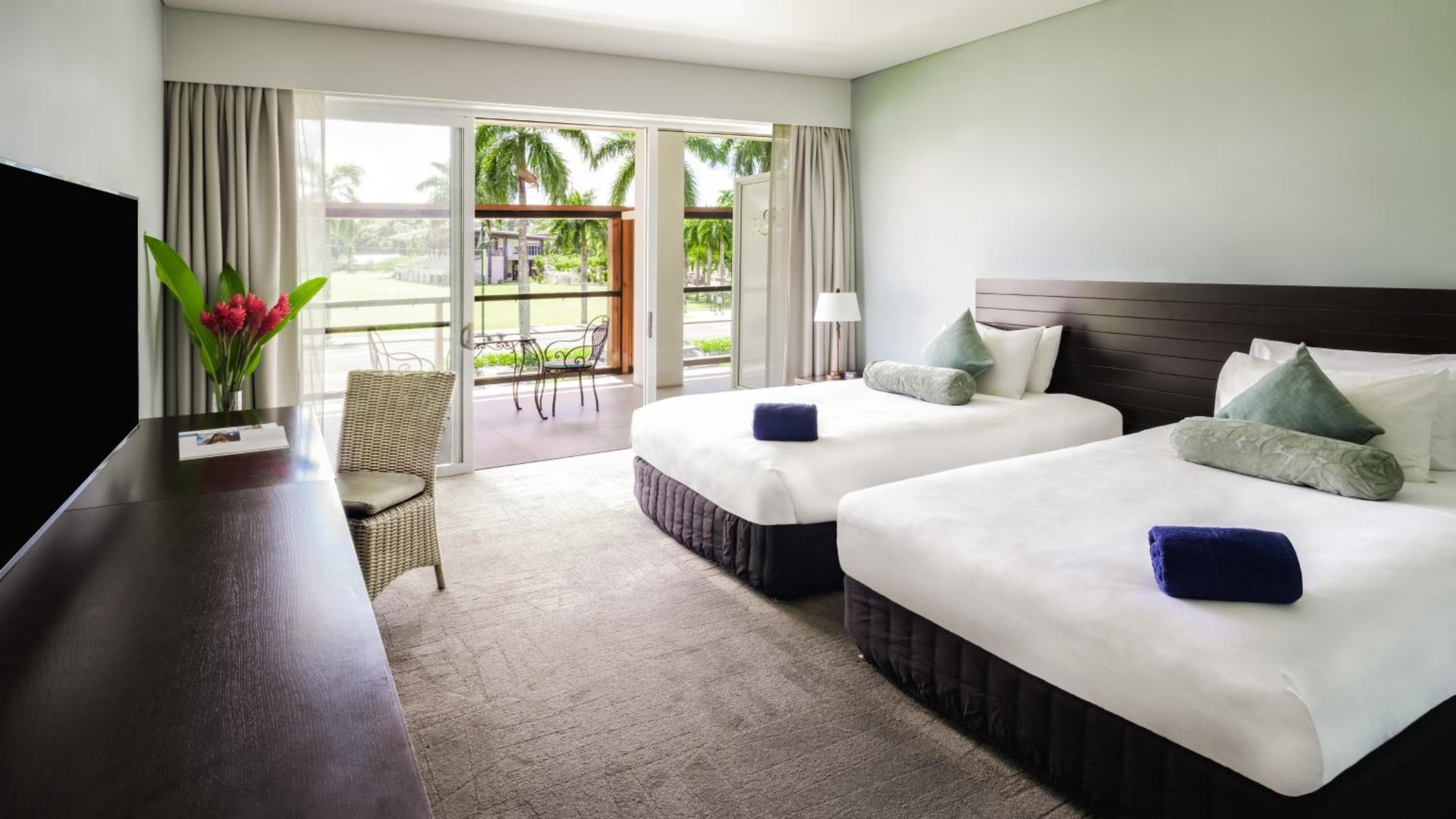 Classic Double Room with Two Double Beds at Grand Pacific Hotel