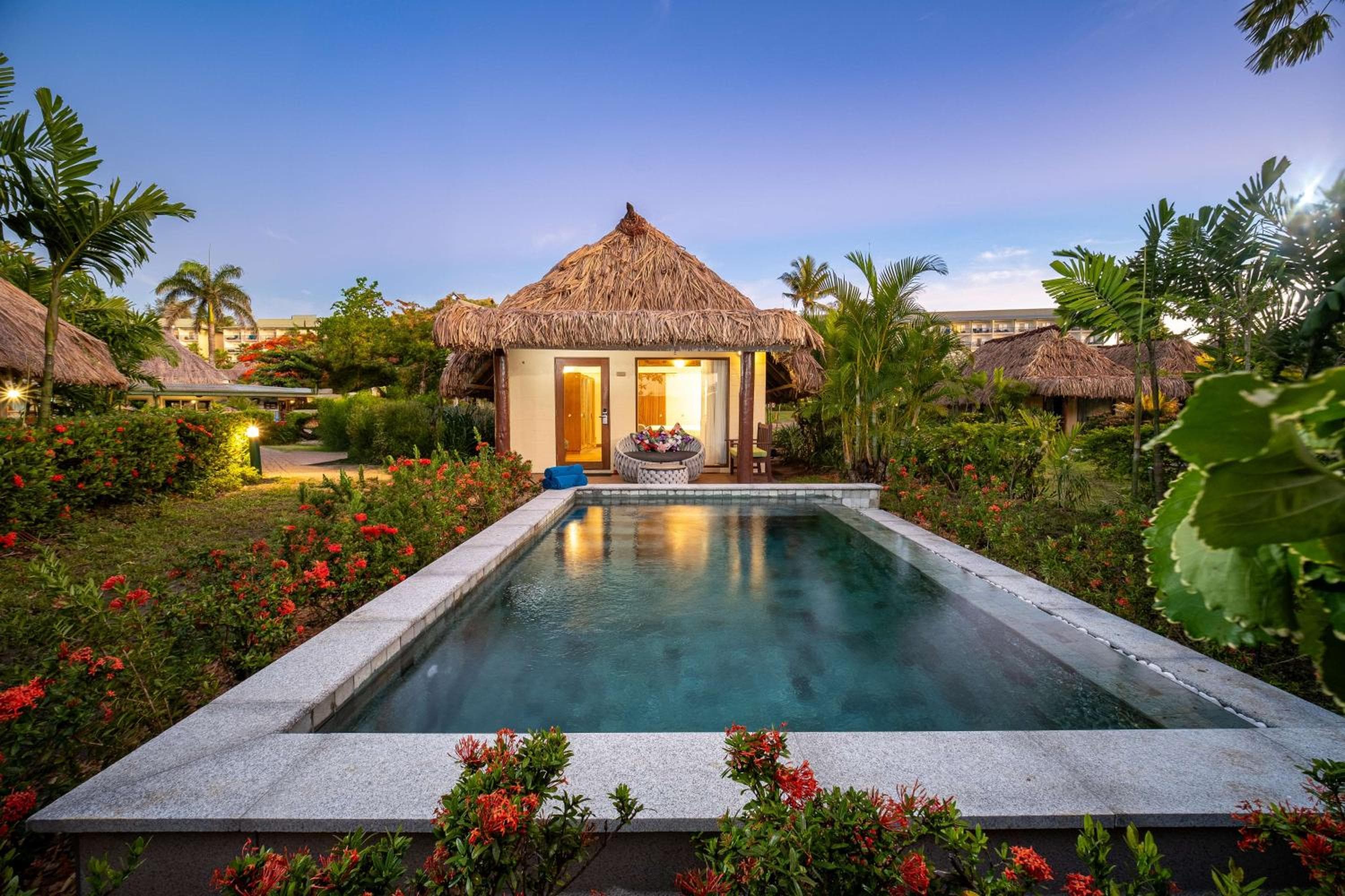 Plantation Bure with Private Pool 1 King Bed at Outrigger Fiji Beach Resort