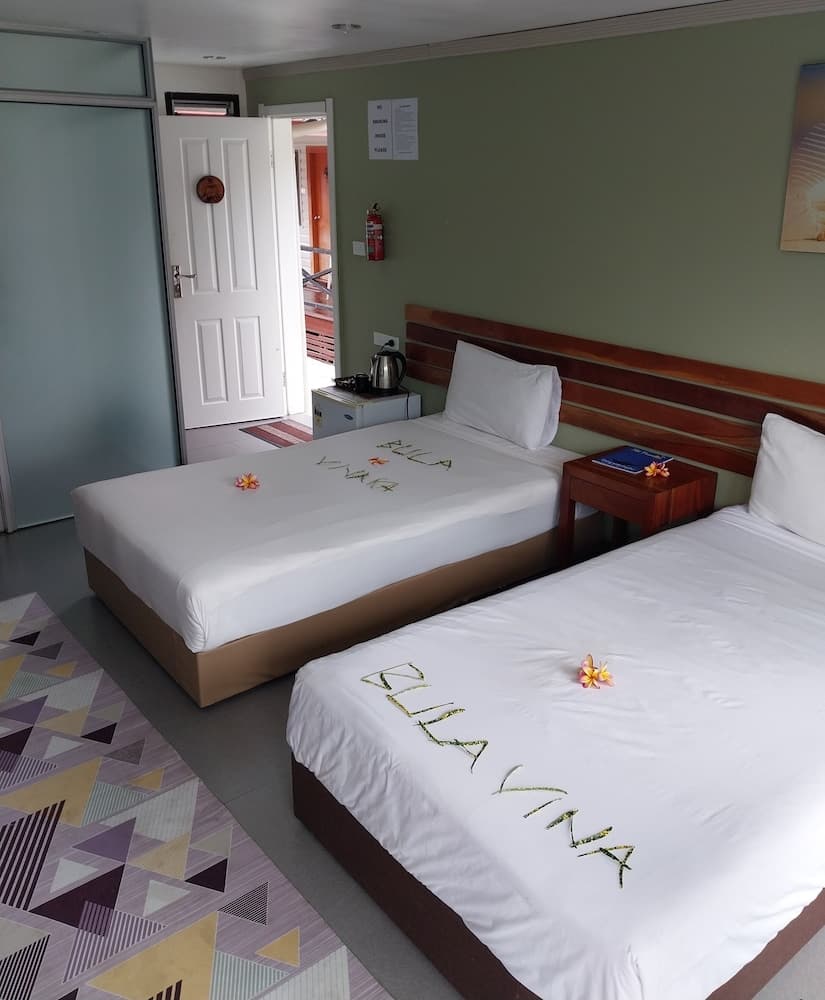 Standard Room, 2 Twin Beds, Shared Bathroom, Pool View at Beach Escape Resort