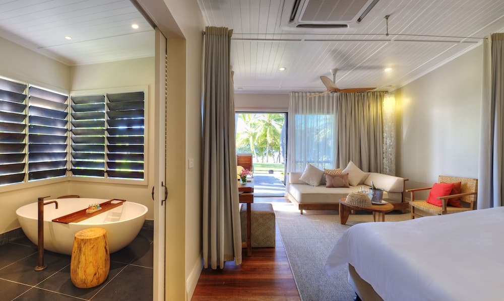Beachfront Villa at Vomo Island Resort
