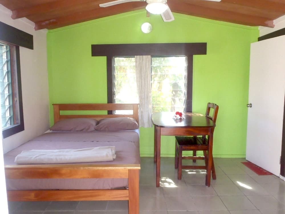 Double Room, Private Bathroom (Fan) at Rendezvous Surf Camp Fiji - Hostel
