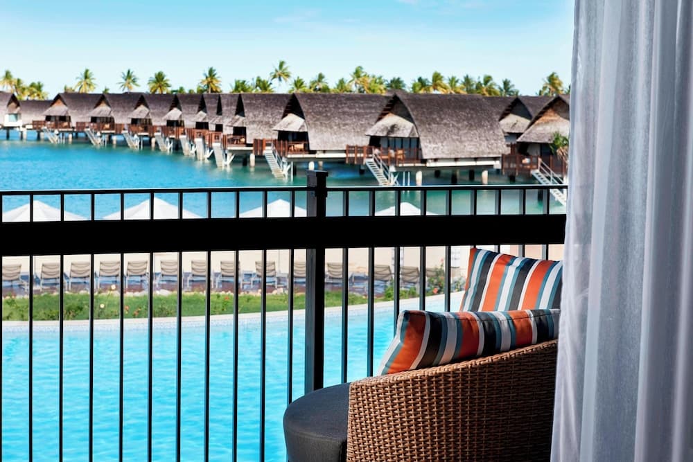 Room, 2 Double Beds, Non Smoking, Lagoon View (Balcony) at Fiji Marriott Resort Momi Bay